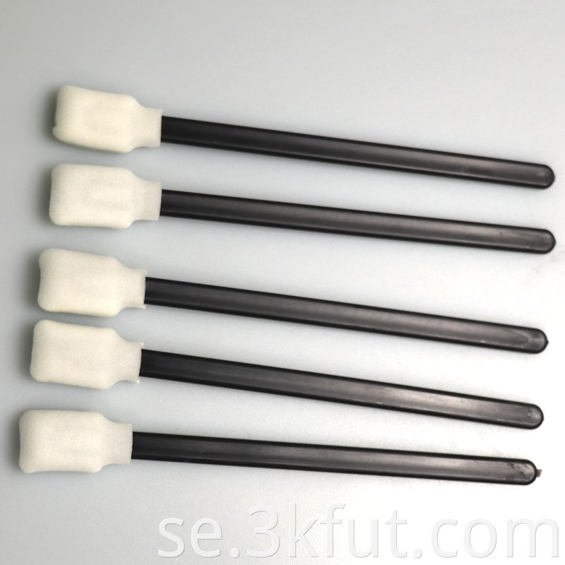 Foam Swab with Black Handle